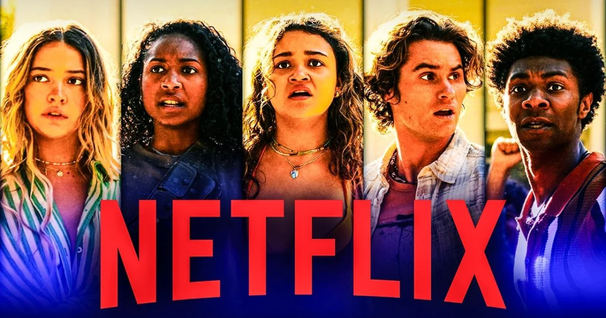 Les Pogues de la saison 5 d'Outer Banks sur Netflix : John B, Sarah, Kiara, Pope et Cleo