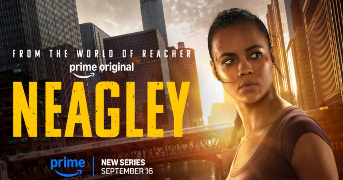 Maria Sten dans le rôle de Frances Neagley, visuel officiel de la série sur Prime Video